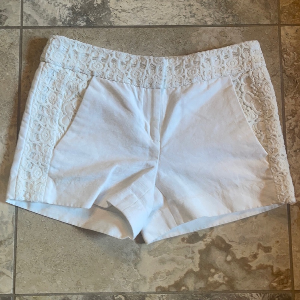 Loft white shorts